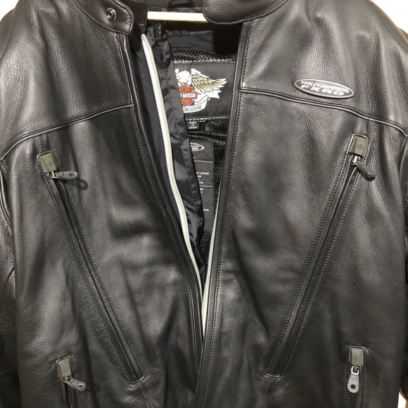 Harley-Davidson FXRG Leather Jacket - Picture 1 of 8